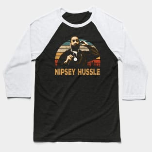 Rap Royalty Nipsey Hussle's Majestic Moments Baseball T-Shirt